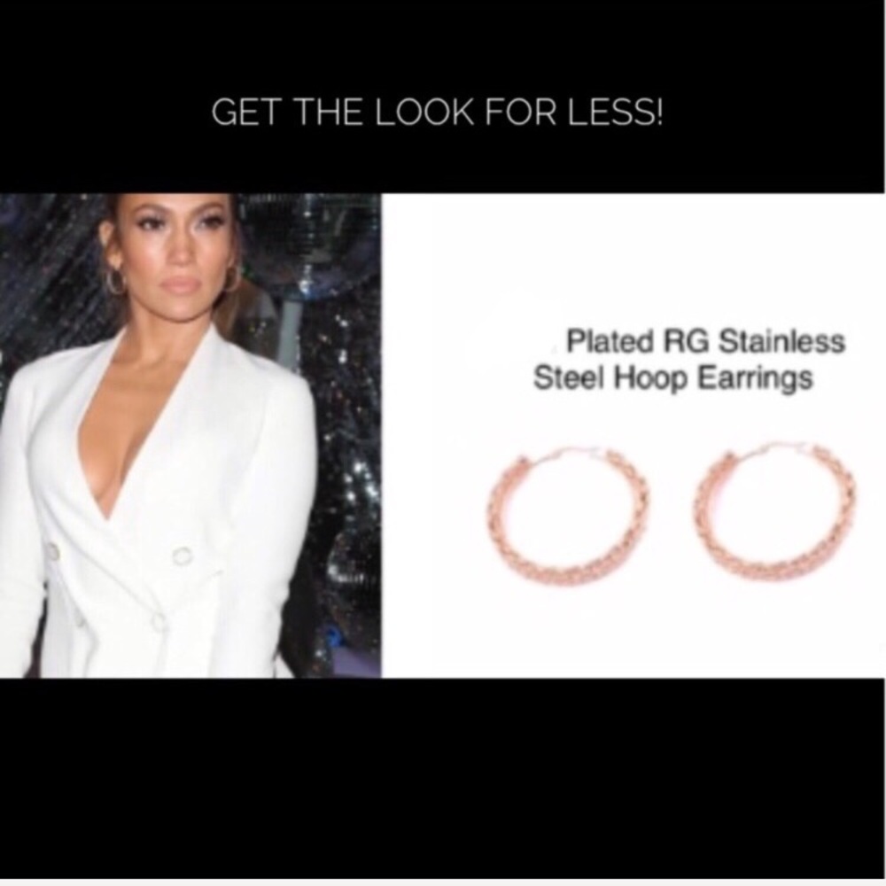 🛍Rose Gold Stainless Steel Earrings